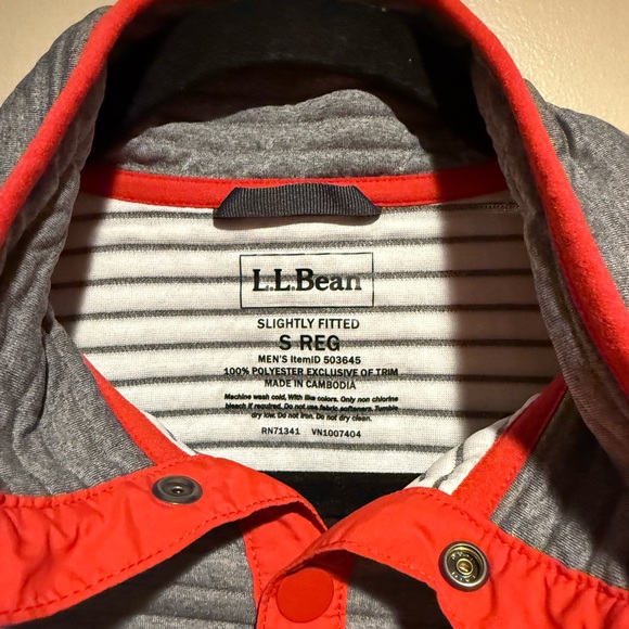 LL Bean Men’s Airlight Knit Pullover slightly fitted small regular - Picture 3 of 5